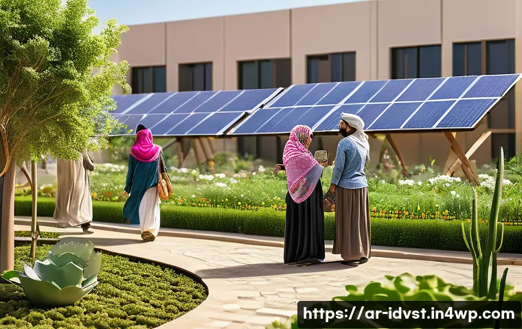 임팩트 투자 관련 세미나 및 컨퍼런스 일정 - **Sustainable Community Hub in an Arab City**
An uplifting and dynamic scene set in a modern Ara...